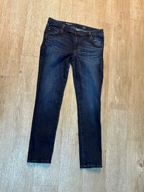 ADRIANO GOLDSCHMIED BLUE JEANS MATERNITY PRIMA CIGARETTE LEG SIZE 29R
